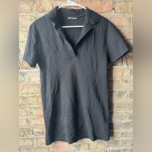 Zara Black Button Down Shirt